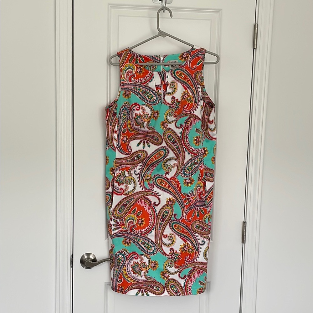 Anne Klein Pink Sheath Mini Dress Sleeveless Bateau